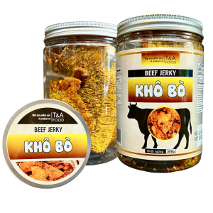 Khô Bò Cao Cấp Loại 1 hộp nắp nhôm 300Gr