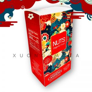 0. HHạt Điều Lụa Cồ ( còn vỏ ) 390 hạt /kg , hộp giấy 200Gr