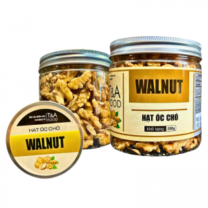 Hạt Óc Chó Mỹ ( không vỏ ) hộp nắp nhôm 200G