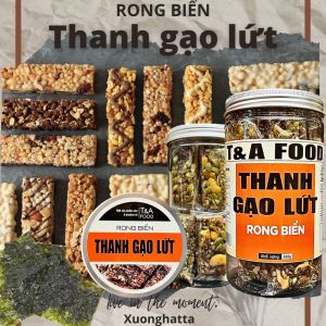 Thanh Gạo Lứt Rong Biển ( hộp nắp nhôm ) 300Gr