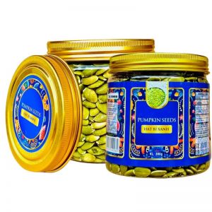 Hạt Bí Xanh ( không vỏ ) hộp nắp nhôm 300Gr tem văn xanh