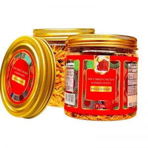 Khô Gà Lá Chanh 150g hộp nắp nhôm tem văn đỏ