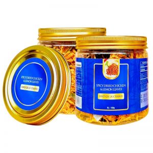 Khô Gà Lá Chanh 150g hộp nắp nhôm tem xanh