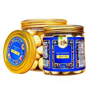 Hạt Mắc Ca nhân ( không vỏ ) hộp nắp nhôm 250G tem Xanh