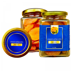 Mơ Thổ Nhĩ Kỳ Khối Lượng Tịnh 200g – Hủ thủy tinh vuông 380ml Xanh