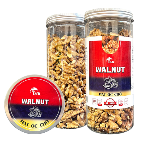 Hạt Óc Chó Nhân Mỹ Hộp nắp nhôm 500g