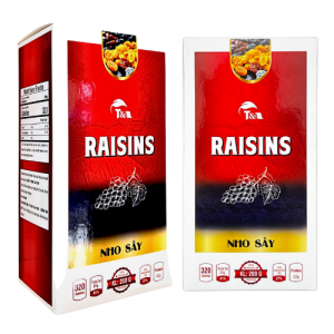 Nho Mỹ Sấy Raisins Hộp giấy 200g