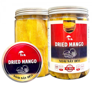 Xoài Sấy Dẻo Cao Cấp Hộp nắp nhôm 500Gr