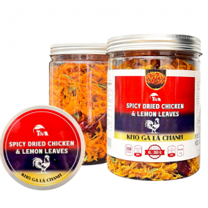 Khô Gà Lá Chanh Hộp nắp nhôm 200Gr